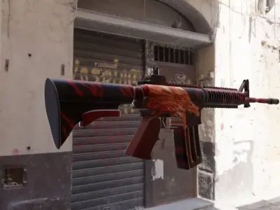 M4A4 weapon 3D model