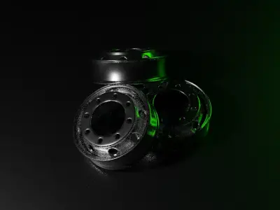 Truck-Bus Rim 3D Model 3D model