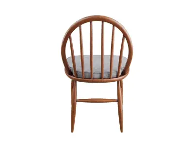Antique Spindle Back Chair 3D model