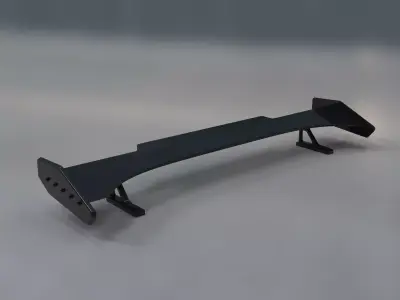 Spoiler bunny Carbon auto  3D model