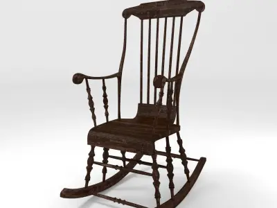 Classic Rocking Chair 3D model