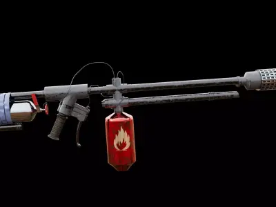Flamethrower 3D model get