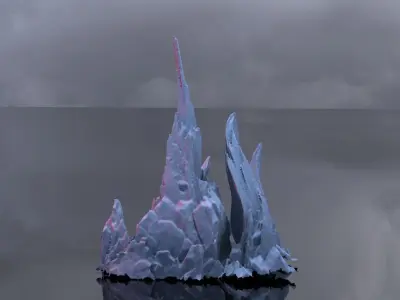 Angel rock stand 2 3D model