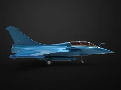 Dassault Rafale 3D model 2