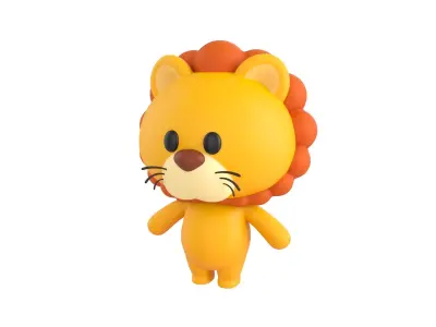 Character009 Lion 3D model