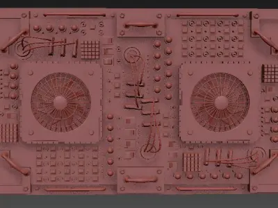 sci fi details 2 3D model