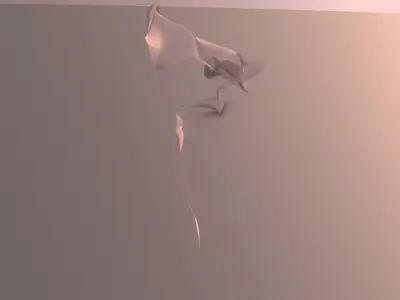 Smoking Smoke Animation Low-poly 3D model