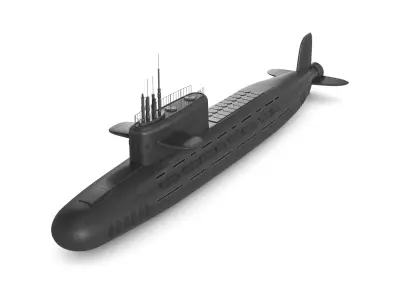 Submarine 3D model 32