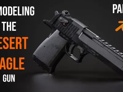 AAA Game Ready Desert Eagle Full Pipeline Course 3D model