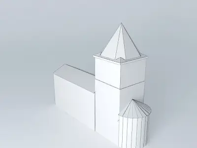 Church Jalmontiers Free 3D model