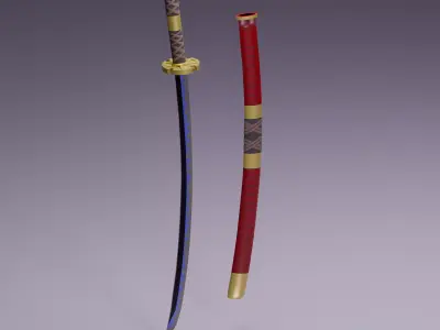 Zoro Sandai Kitetsu 3D model