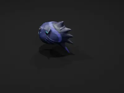 Boom Fish Free low-poly 3D model