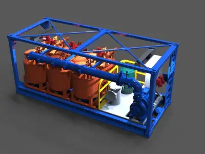Filter system A 3D print model