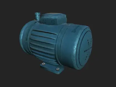 Centrifugal Pump Low-poly 3D model purchase