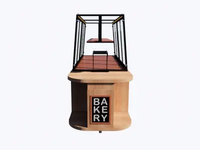 Grocery stand -Revit 2018- 3D model