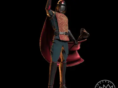 Fan Art - Cobra Commander from GI JOE - Statue 3D print model