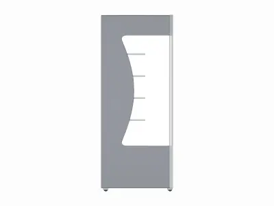 Store open front cooling shelf 3D model
