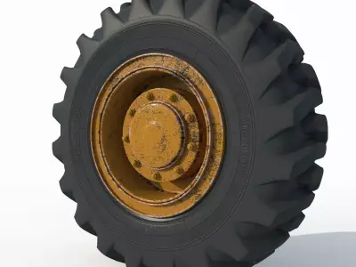 Big wheel  1 3D model