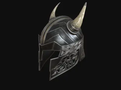 Viking helmet v7 3D model