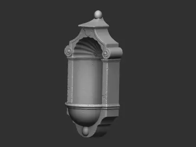 Antique sink 3D print model