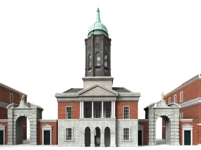 6x world famous castles 3D Model Pack
