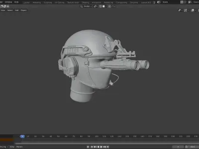 FAST Helmet 3D model