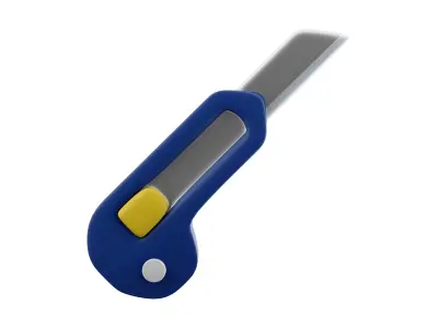 Paper cutter cartoon icon 3D model