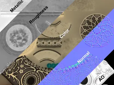 Chalice Low-poly 3D model