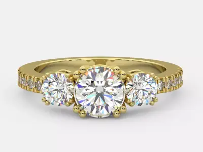 CONSCIOUS BRILLIANCE RING 3D model