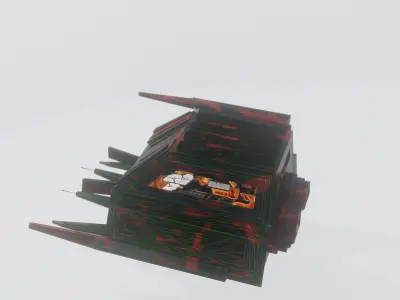 Low Poly Sci-Fi Drone Low-poly 3D model purchase