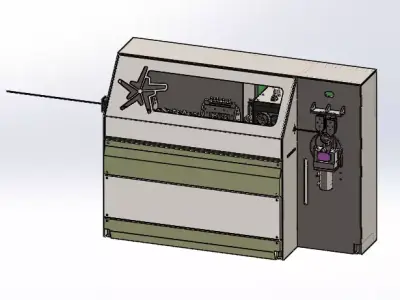 wire bending machine 3D model purchase