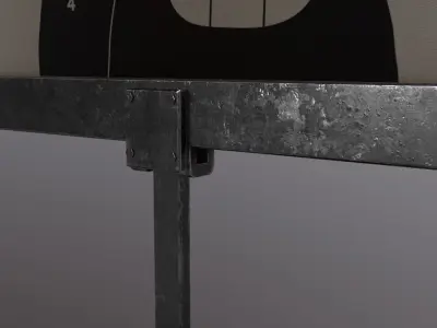 Falling Target Low-poly 3D model