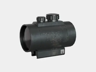 Barska 1x50mm 5 MOA Red Dot Scope  3D model