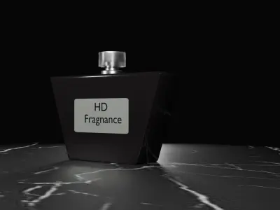 perfume 3d model Low-poly 3D model