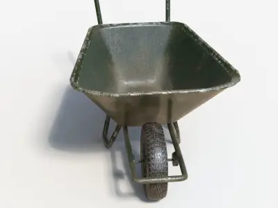 Hand Trolley Low-poly 3D model buy