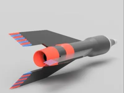 missiles 9-10-11 3D model