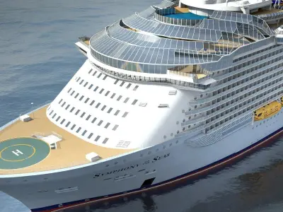Symphony Of The Seas cruise ship 3D model