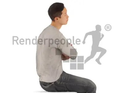 Ryo Animated 003 Sitting
