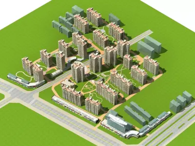 Commercial Building 3D model 139