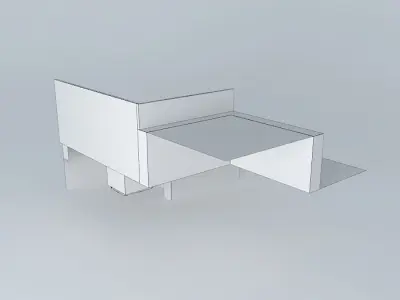 Aquaponics system Aquaponico 02 Beira Mar 1 Tank 1 IBC 4 beds... 3D model