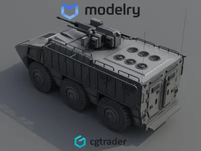 Military APC 3D model