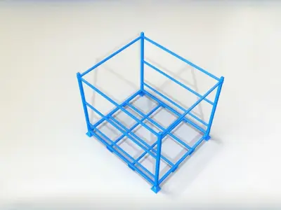 DUCT-TYRES STORAGE PALLET 3D model