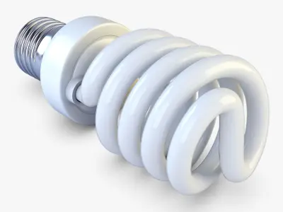 Fluorescent lamp v 1 3D model