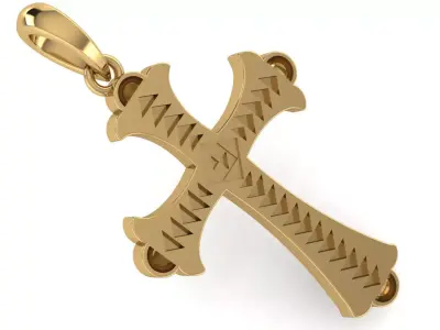 CROSS PENDANT CR139 3D print model