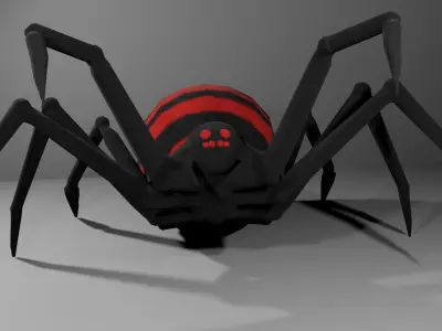 Spider Free low-poly 3D model purchase