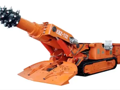 SCME EBZ132 Roadheader complete drawing 3D model