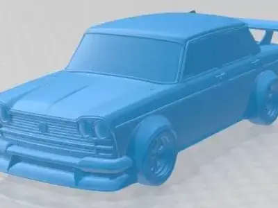 Seat 1500 1972 Tuning Printable Car 3D print model
