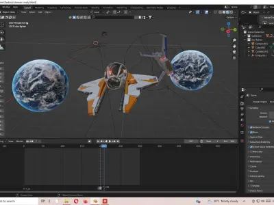 star  war movie  animations  re  create    Free low-poly 3D model