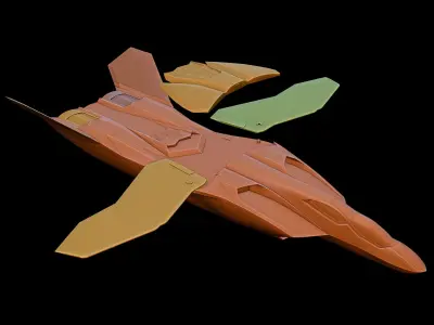 Flying Aventador - fantasy aircraft 3D print model