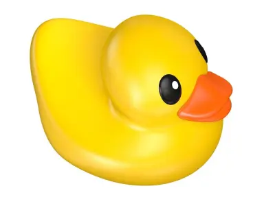 Bath Duck Toy 3D model